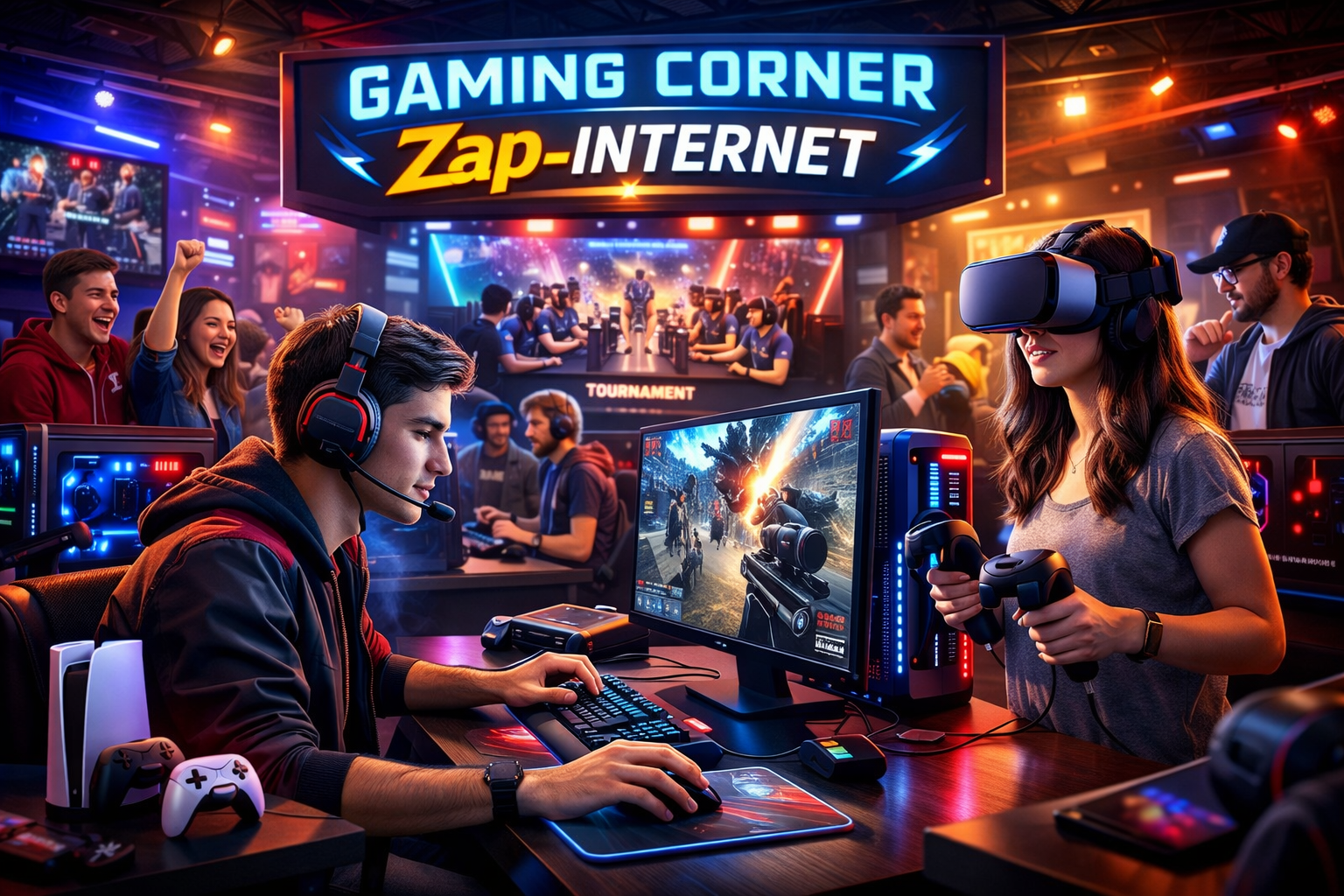 gaming corner zap-internet