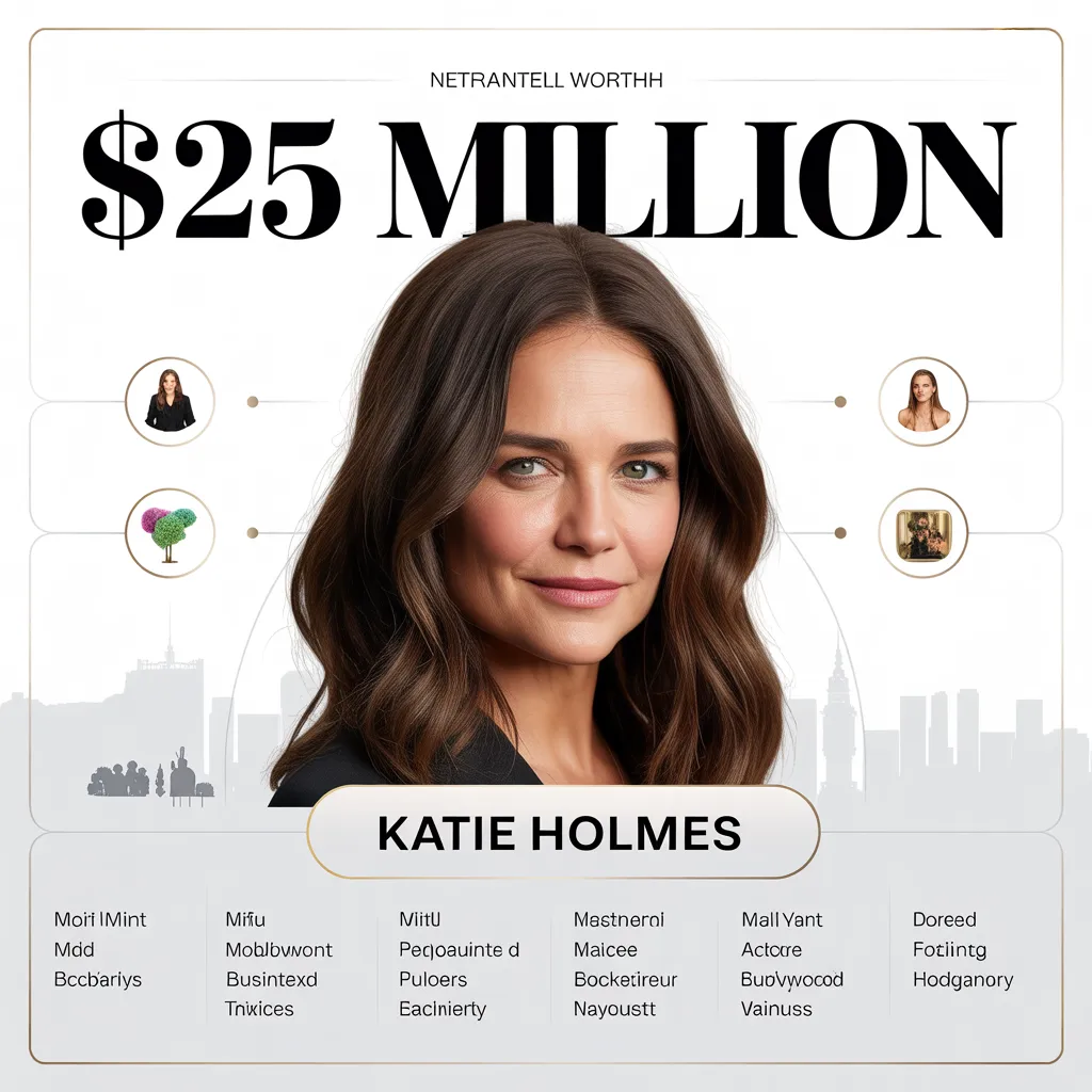 katie holmes net worth